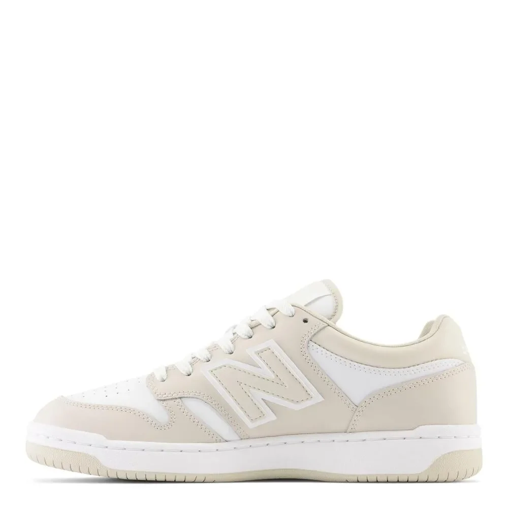 NWT New Balance Men 480 V1 Sneaker, Timberwolf/White, size 4.5 M